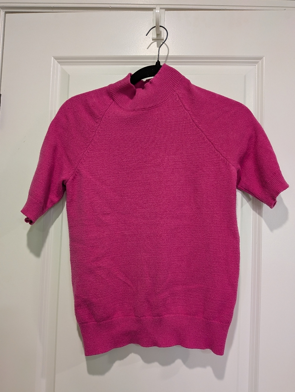 Pink Ann Taylor Mock Turtleneck